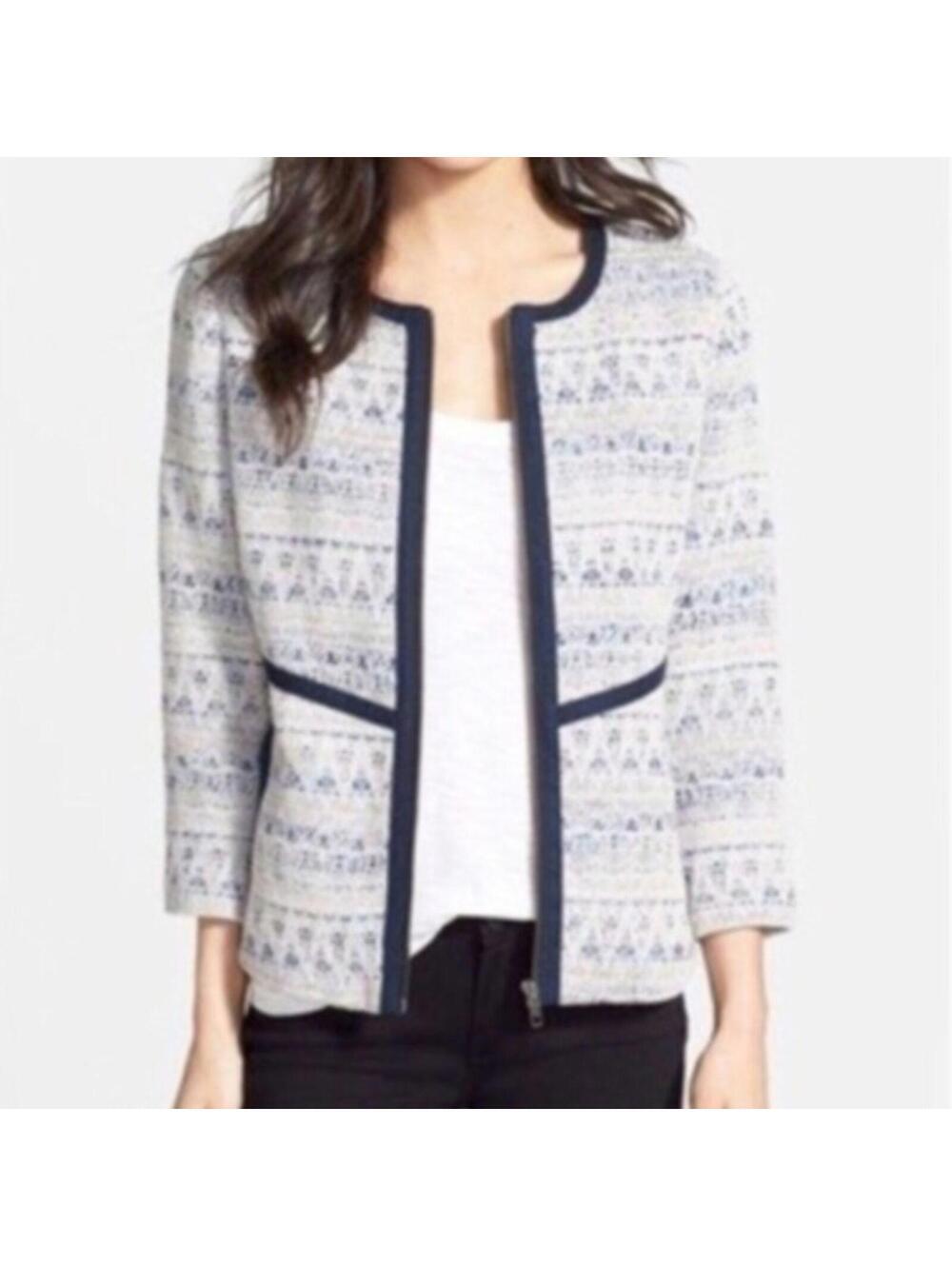 LKNW Anthropologie Hinge Tweed Jacket blazer jacket L